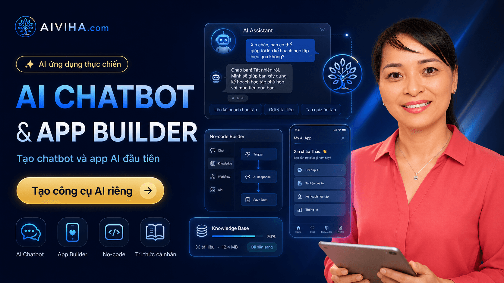 Khóa học AI Chatbot & App Builder