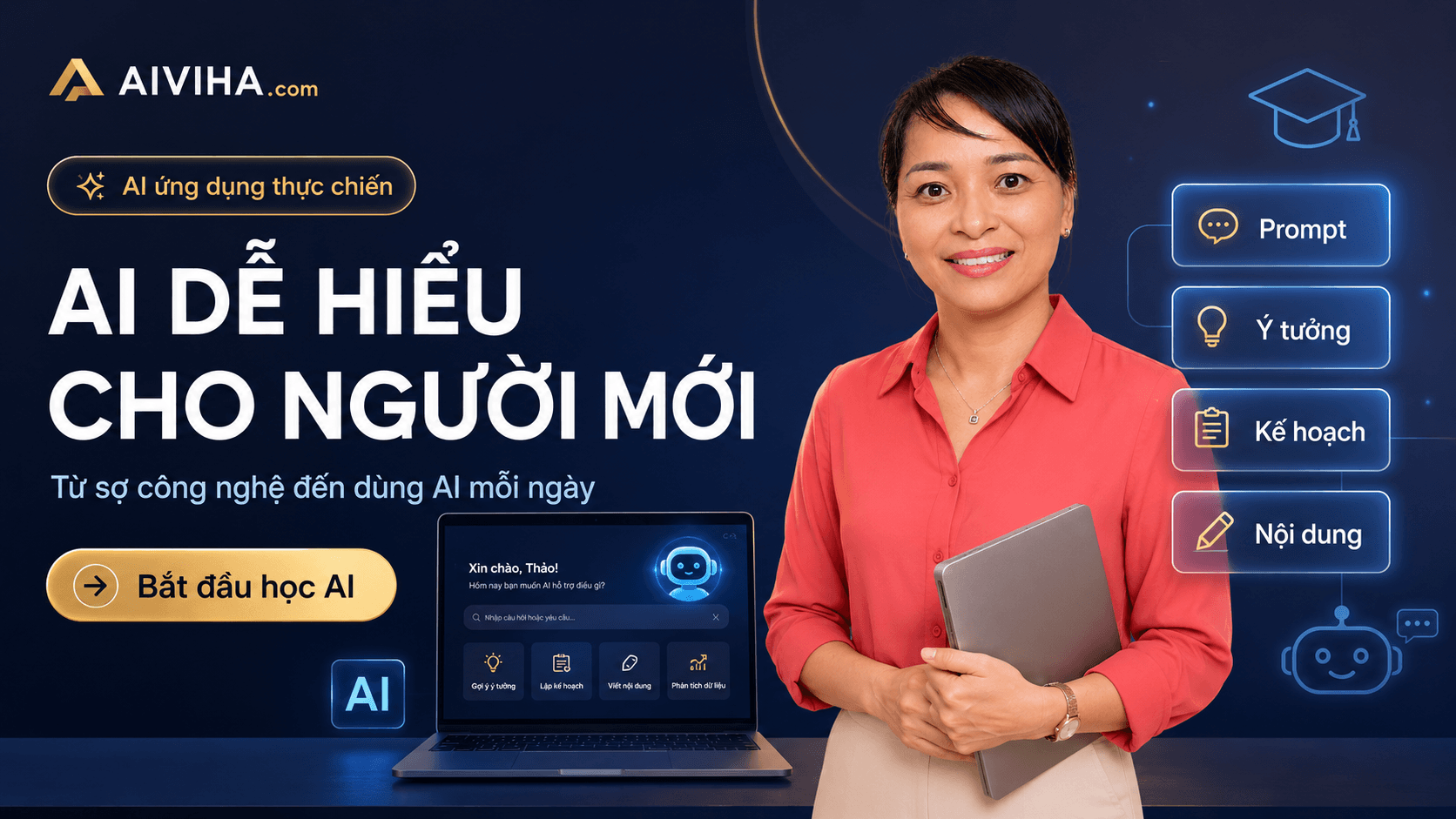 Khóa học AI Dễ Hiểu Cho Người Mới