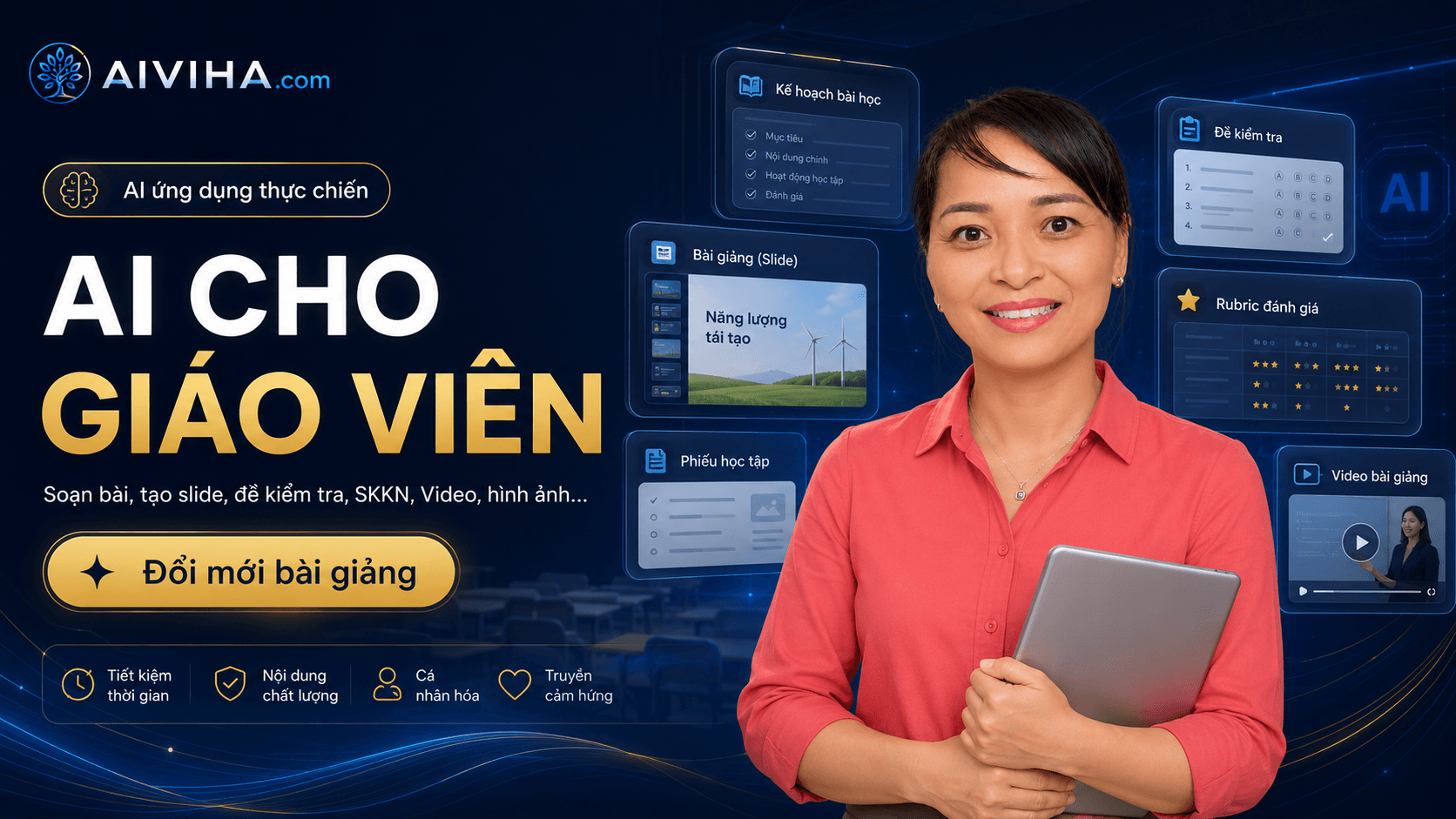 Khóa học AI Cho Giáo Viên & Người Làm Giáo Dục