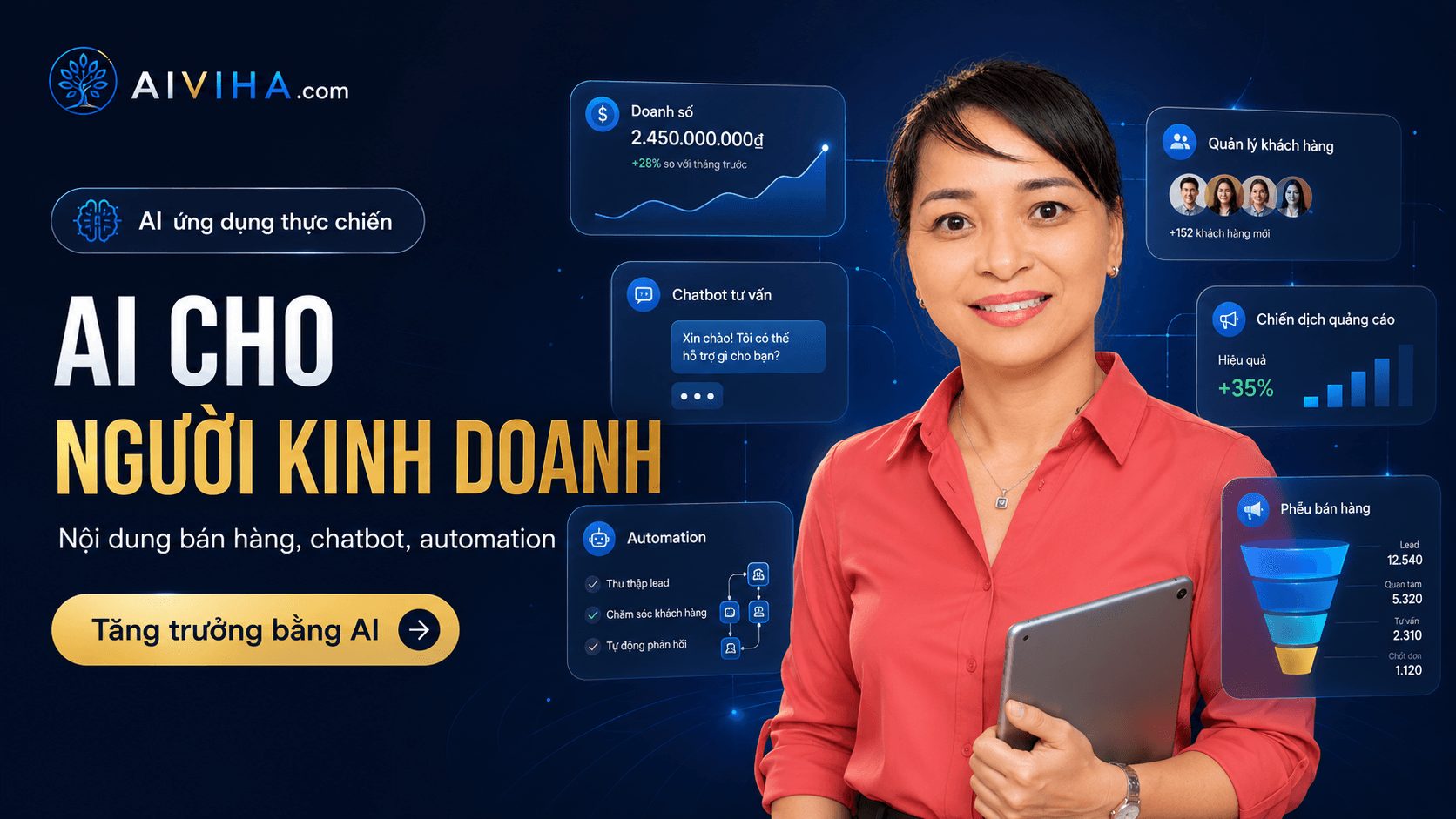 Khóa học AI Cho Người Kinh Doanh
